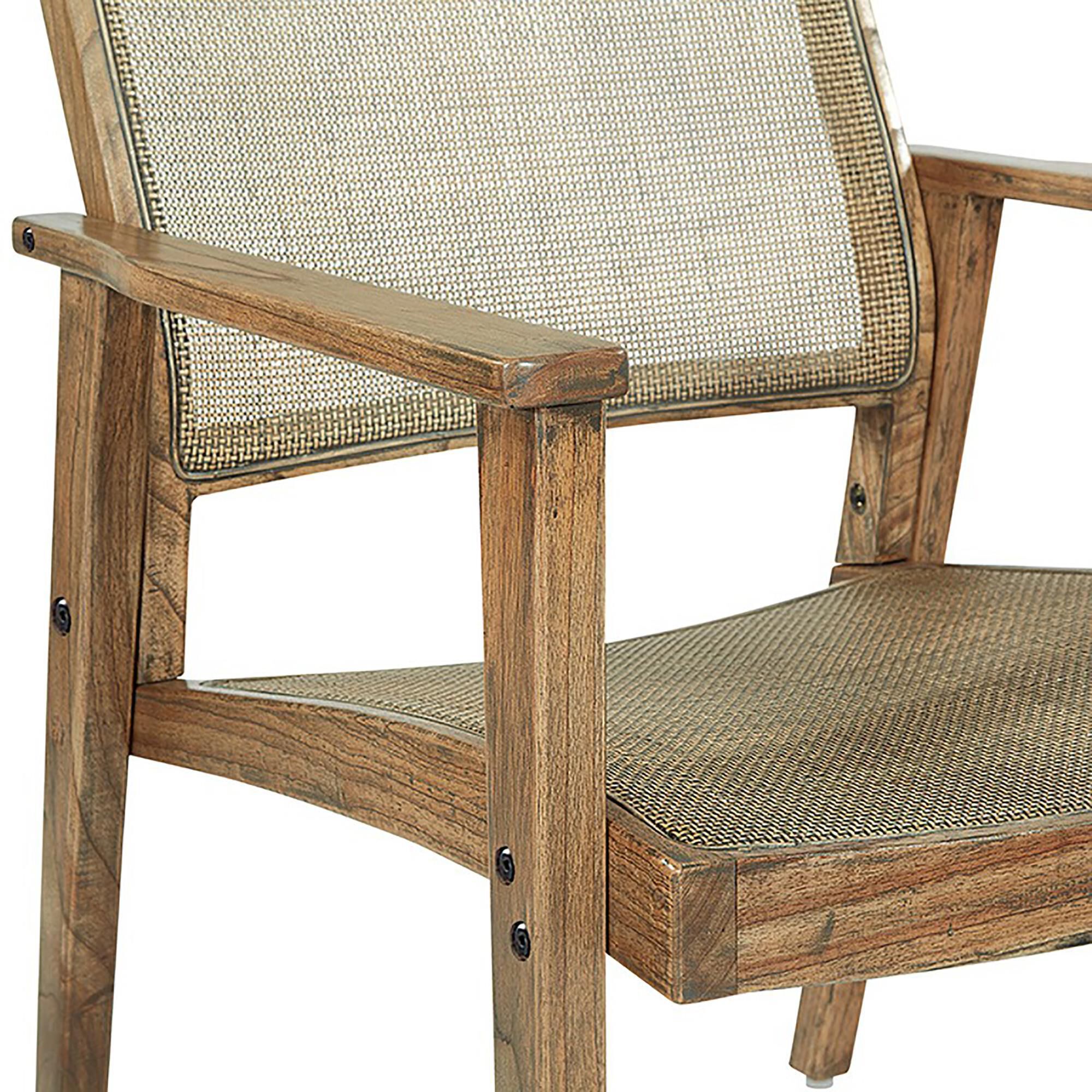 Caned on sale accent chair