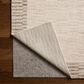 Chris Loves Julia x Loloi Calvin Ivory and Pebble 11"6" x 15"7" Area Rug, , large