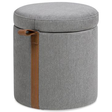Jennifer Taylor Home Brandy Ottoman with Storage in Uptown Gray, , large