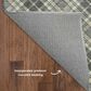 Dalyn Rug Company Soft Essentials Plaid Gray 5" x 7"6" Indoor/Outdoor Area Rug, , large