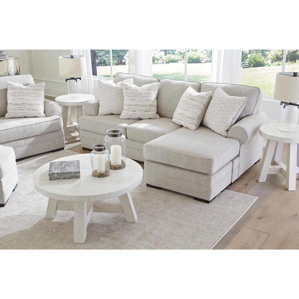 Ashley Eastonbridge Stationary Sofa Chaise in Shadow, , large