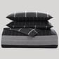 BEBEJAN Kyle 5-Piece Queen Comforter Set in Black and Grey, , large