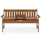 Noviland Patio Occasional Bench in Teak Oil, , large