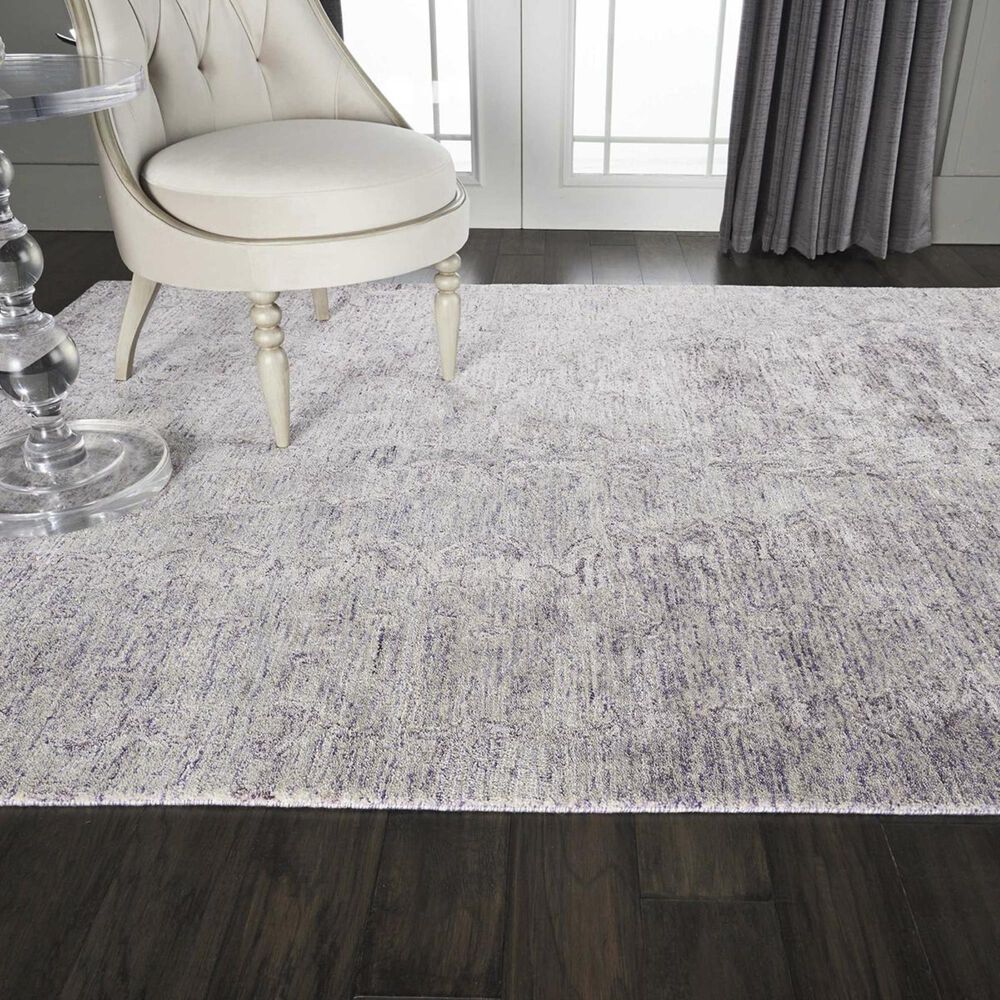 Nourison Emstone GEM04 7'9" x 9'9" Amethyst Area Rug, , large