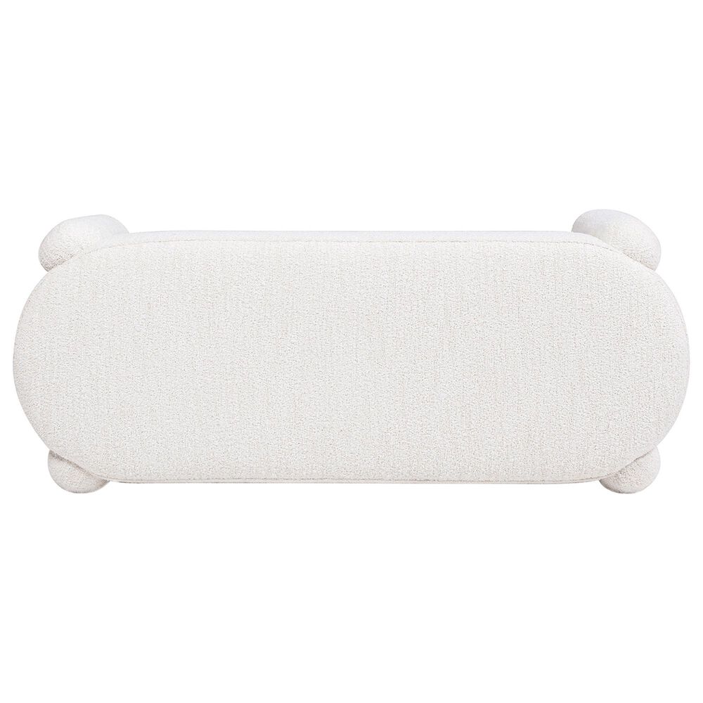 Jennifer Taylor Home Hugo Upholstered Bench in Milk Cream White, , large