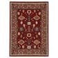 Oriental Weavers Lilihan Oriental 043S6 2" x 6" Red and Black Scatter Rug, , large
