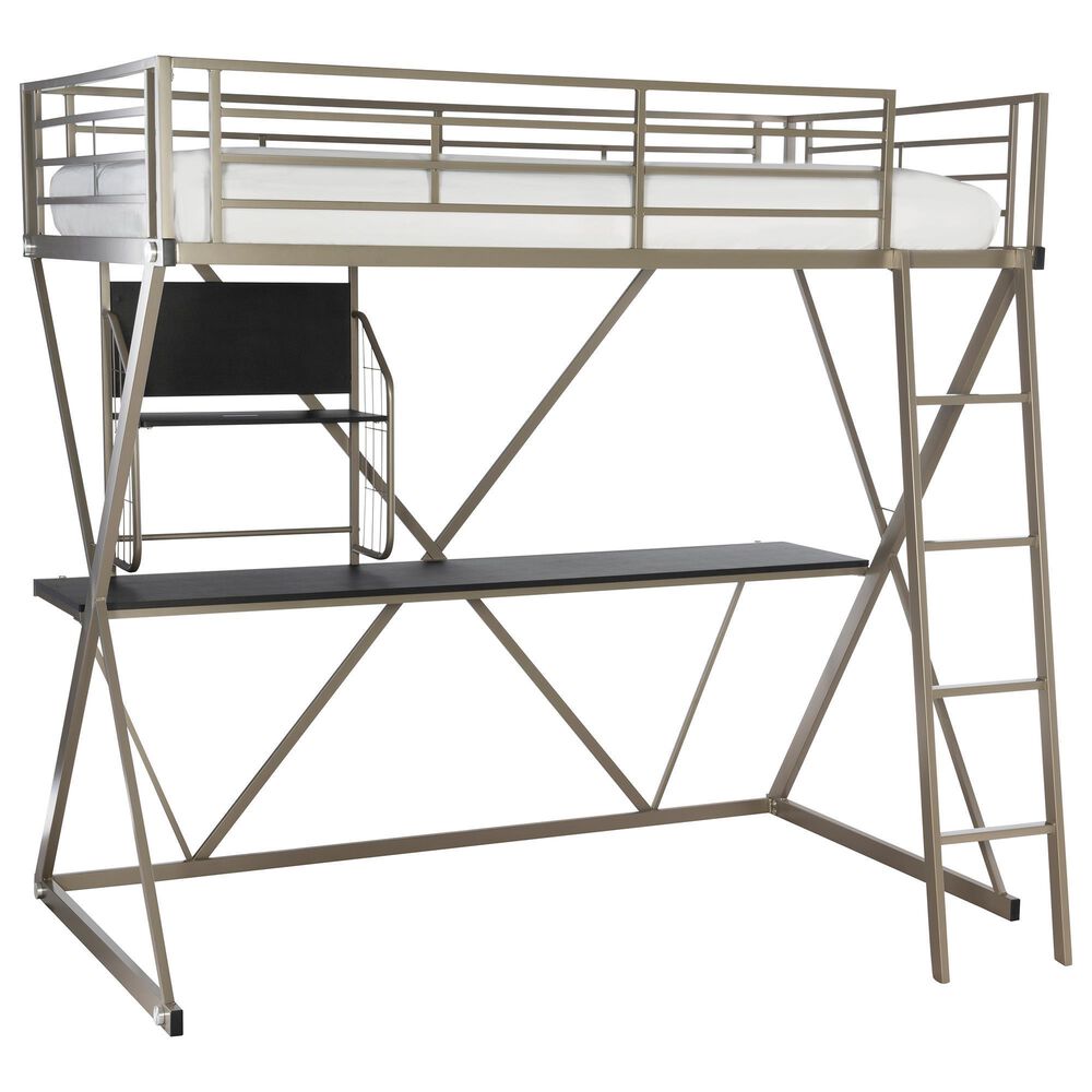 Parkerville Furniture Line Twin Z-Loft Bed in Pewter, , large
