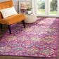Safavieh Madison MAD144F 4" x 6" Fuchsia and Blue Area Rug, , large