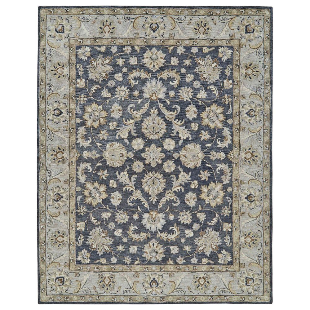 Feizy Eaton 3"6" x 5"6" Charcoal Area Rug, , large