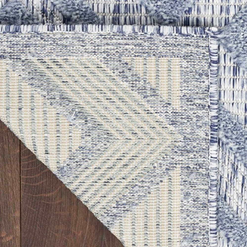 Nourison Versatile 9&#39; x 12&#39; Denim Blue Indoor/Outdoor Area Rug, , large