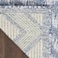 Nourison Versatile 9" x 12" Denim Blue Indoor/Outdoor Area Rug, , large