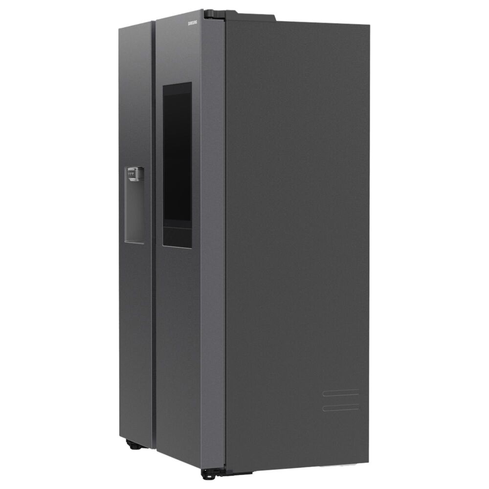 Samsung 22 Cu. Ft. Side by Side Refrigerator with Touch Screen Family Hub in Stainless Steel, , large