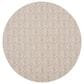 Nourison Aloha Floral 7"10" Round Ivory and Grey Indoor/Outdoor Area Rug, , large