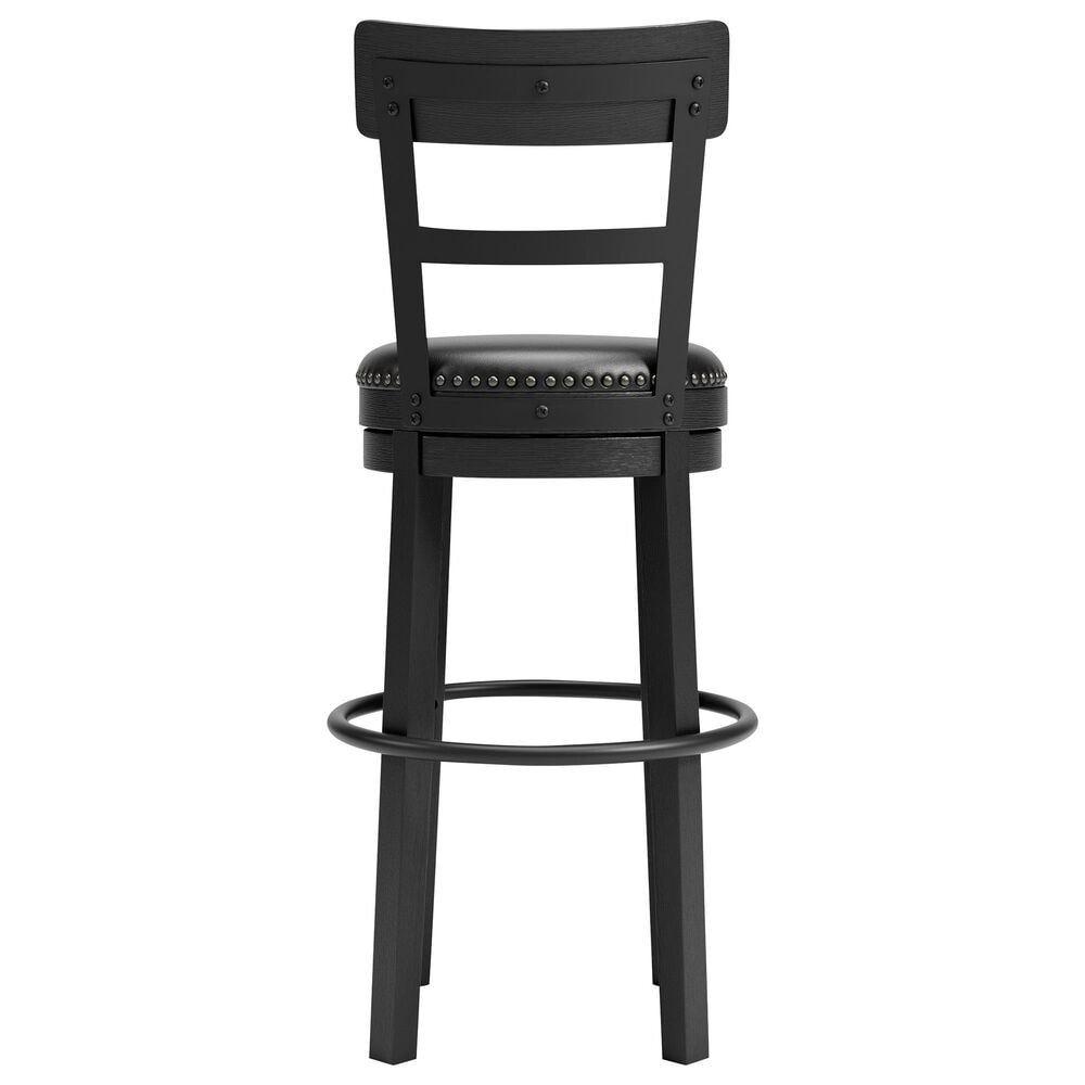 Ashley Valebeck Swivel Bar Stool in Antiqued Black, , large