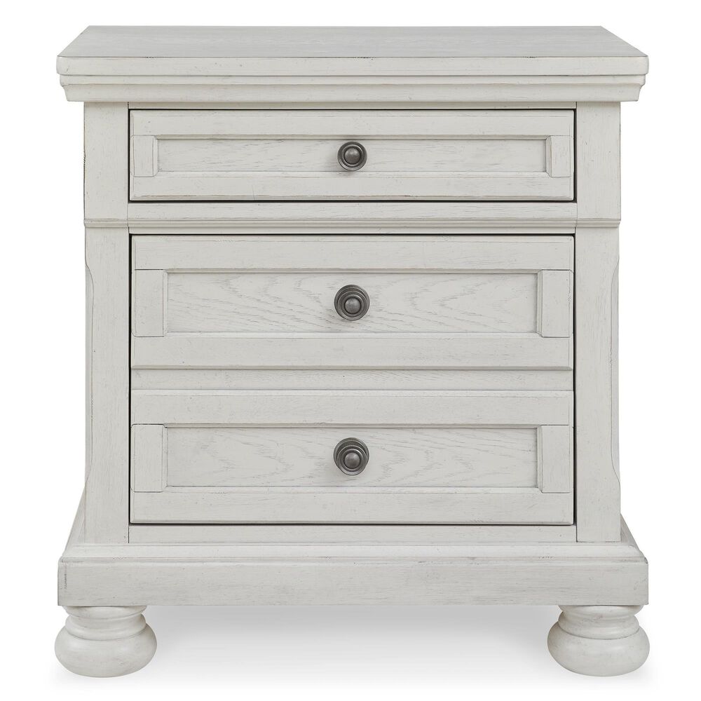 Signature Design by Ashley Robbinsdale Nightstand in Antique White, , large