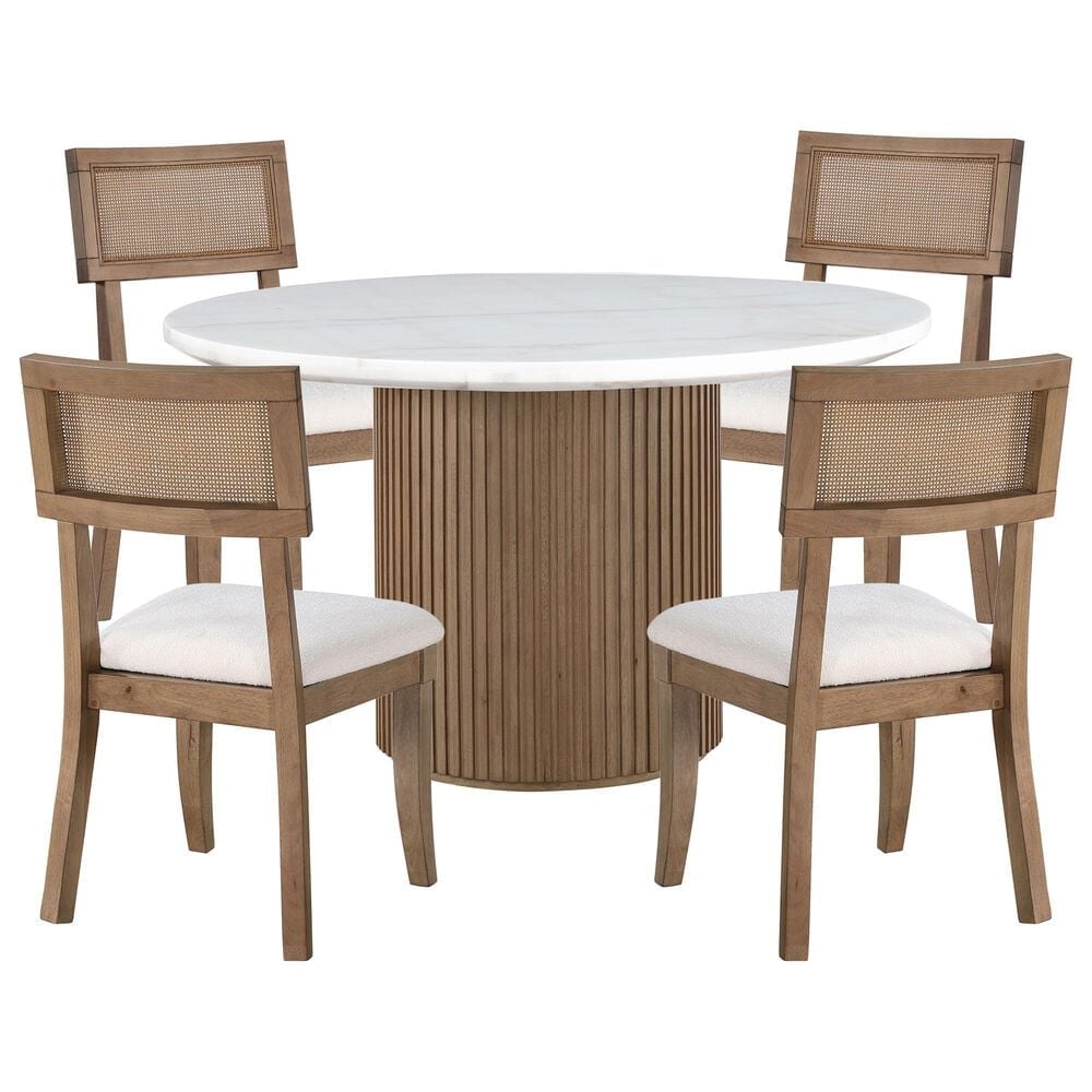 Steve Silver 5-Piece Dining Set in Brown, , large