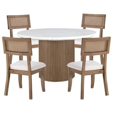 Steve Silver 5-Piece Dining Set in Brown, , large