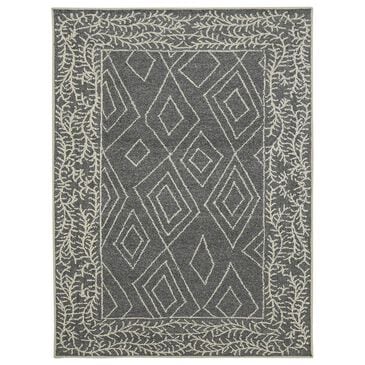Amer Rugs Berlin 8" x 10" Dark Gray Area Rug, , large
