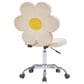 Impressions Vanity Daisy Swivel Vanity Chair with Cream Cushion in Silver, , large