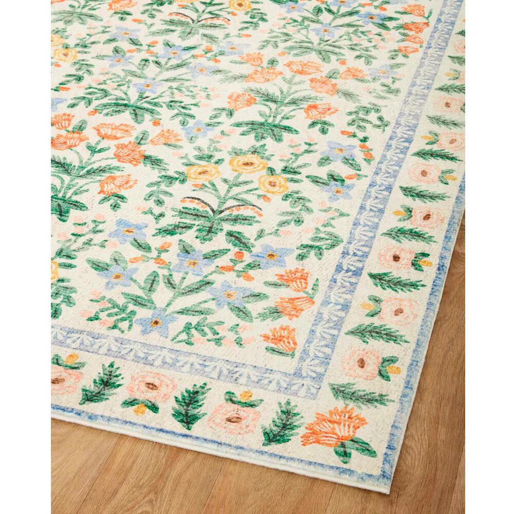 Loloi Rifle Paper Co. x Loloi Eden Mughal Garden Cream 5&#39;-0&quot; x 7&#39;-6&quot; Area Rug, , large
