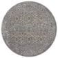 Loloi Bradbury 5" Round Grey and Multicolor Area Rug, , large