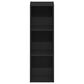 HOMLUX 3-Tier Bookcase Open Multipurpose Display Rack with Adjustable Shelves in Blackwood, , large