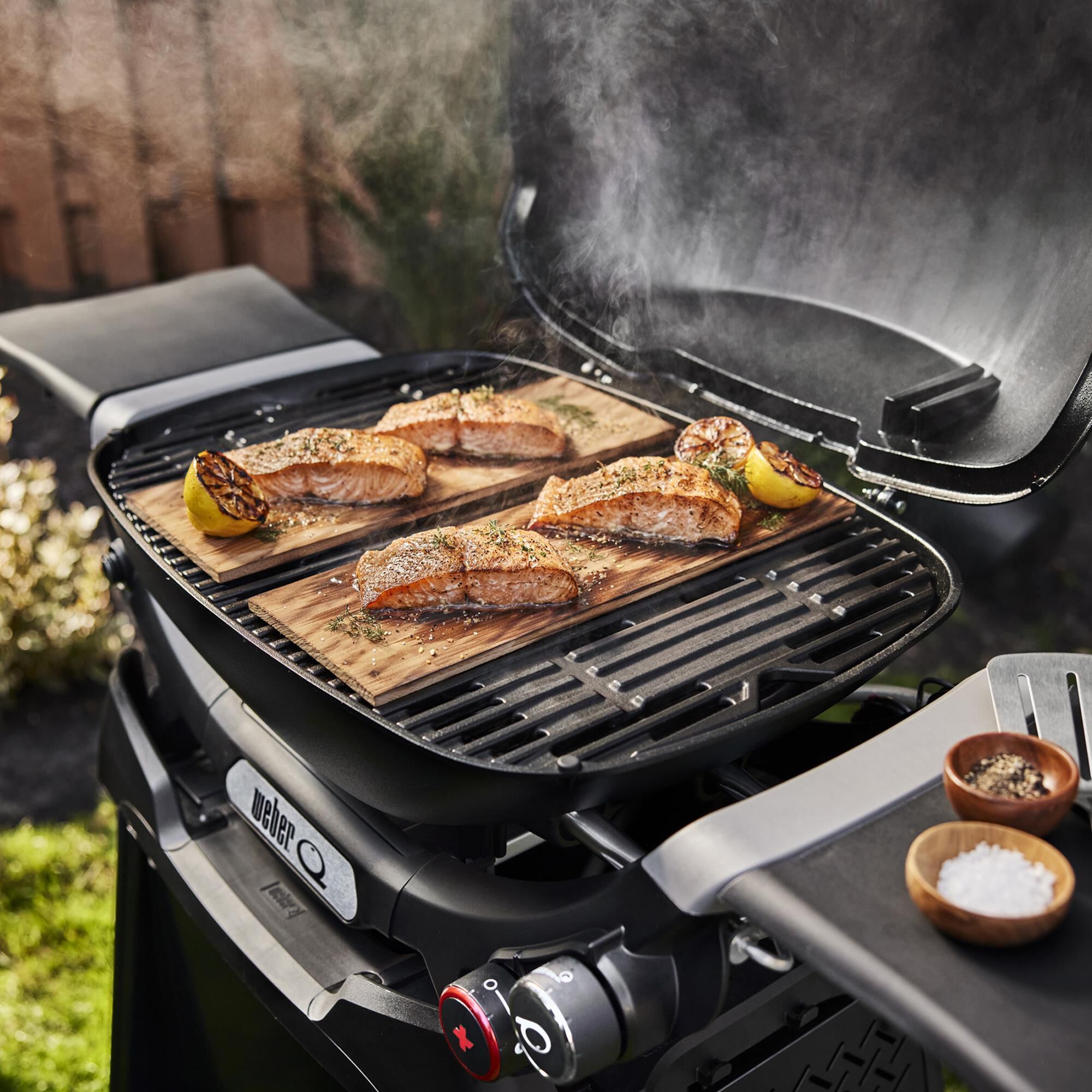 Weber Q2800n Gas Grill in Black NFM