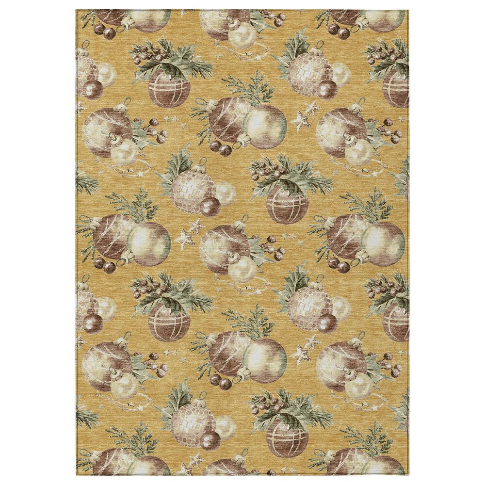 Dalyn Rug Company Wonderland WN36 Gold 5&#39; x 7&#39;6&quot; Area Rug, , large