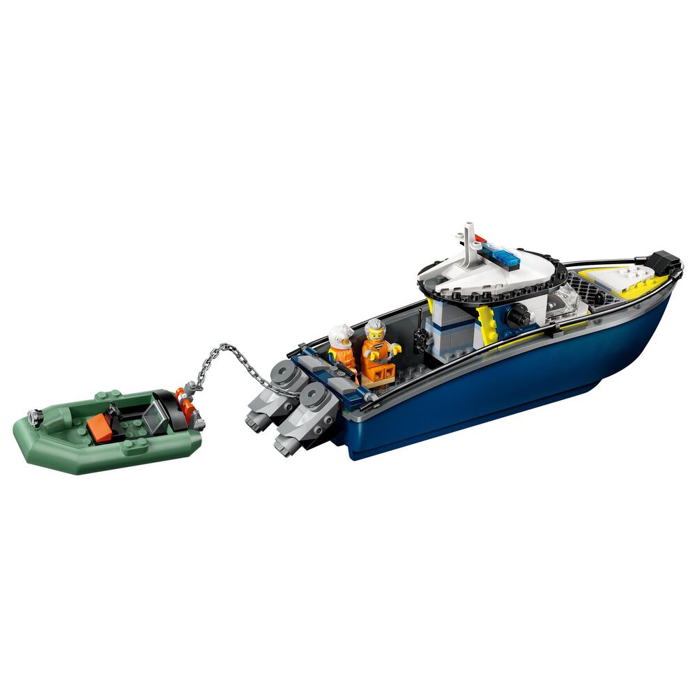LEGO Police Boat Chase Building Set, , large