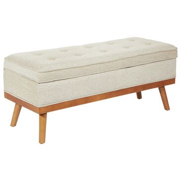 OSP Home Katheryn Storage Bench in Linen, , large