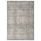 Nourison Lynx 12" x 15"9" Ivory and Blue Area Rug, , large