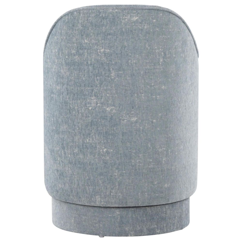 Lumisource Marla Upholstered Vanity Stool in Blue, , large