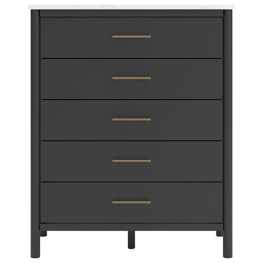 Ashley Cadmori 5-Piece Full Platform Bedroom Set in Black and White, , large