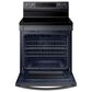 SAMSUNG 2-Piece Kitchen Package with Black Stainless Steel 30" Freestanding Electric Range and Matte Black Stainless 2.1 Cu. Ft. Over-the-Range Microwave, , large