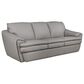 Superb Leather Leather Stationary Sofa in Oslo Grey, , large