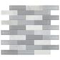 Dal-Tile SimplyStick Stormy Mist12"x12" Brick Joint Mosaic Sheet, , large