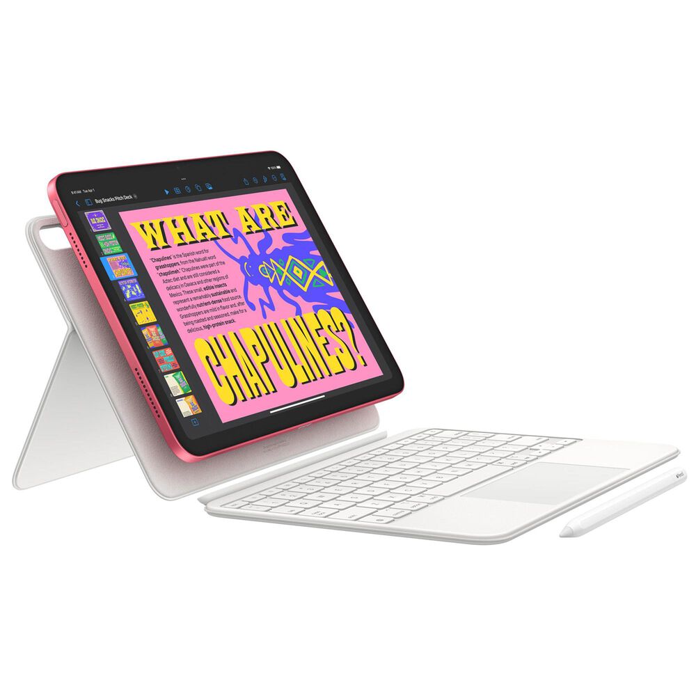 Apple iPad 11-Inch A16 Chip with Wi-Fi + Cellular - 256GB in Pink and 2-Year AppleCare+, , large
