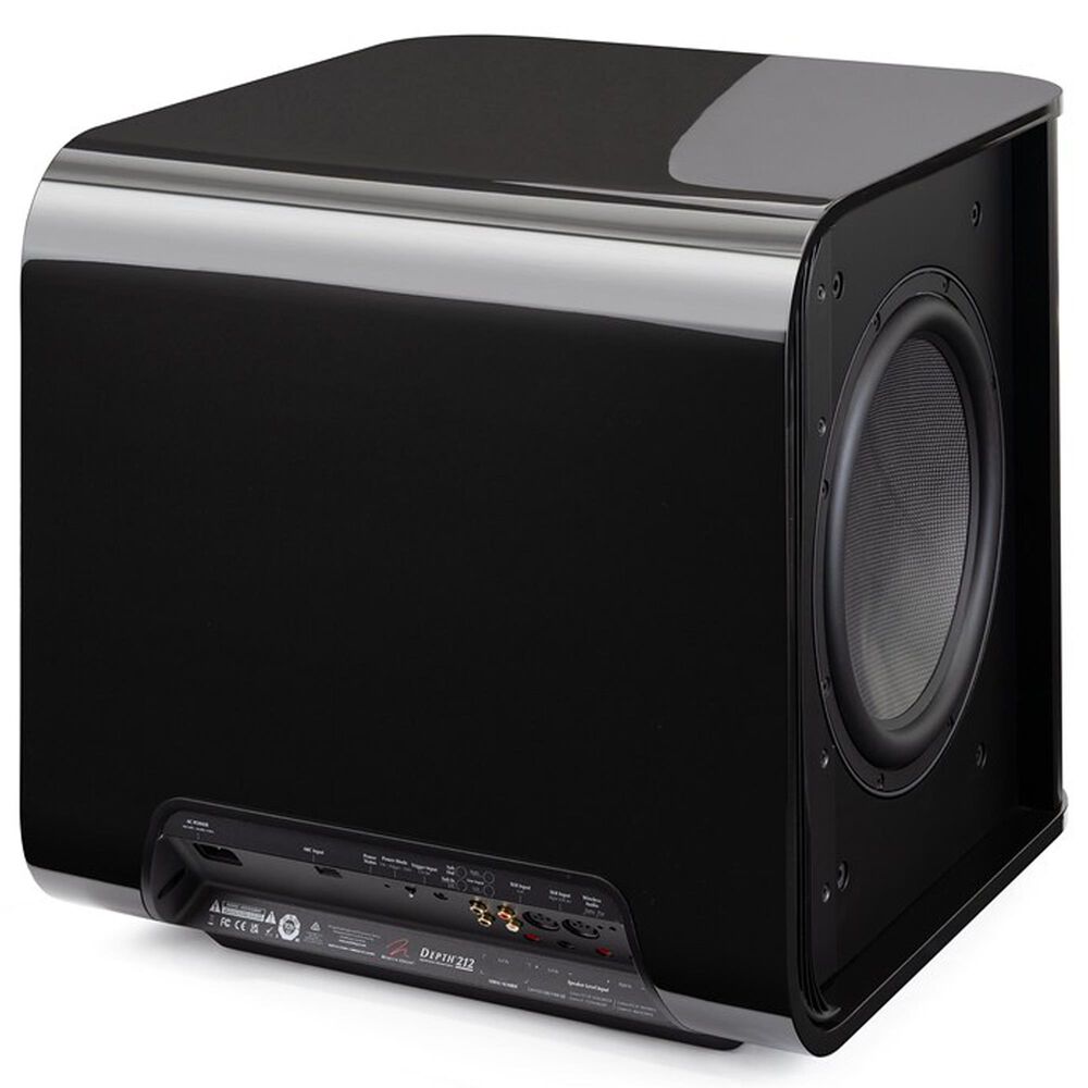 Martin Logan Depth 212 Subwoofer in Gloss Black, , large