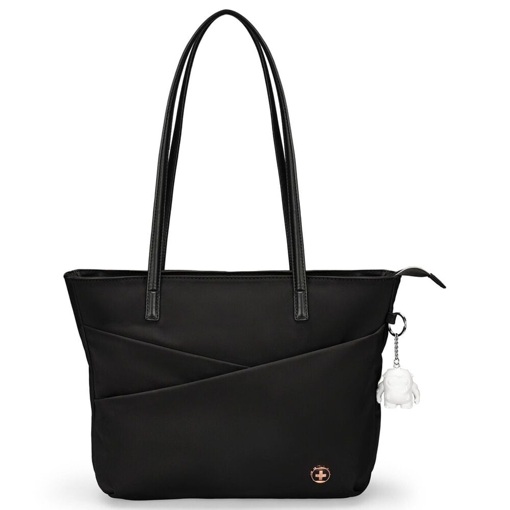 Swissdigital Katy Rose NG Tote Bag with LED Light in Black, , large