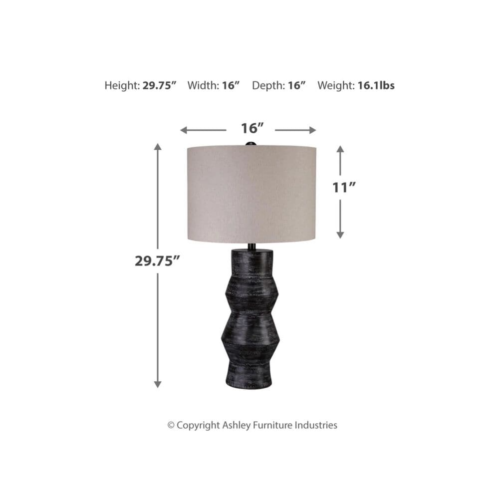 Ashley Kerbert terracotta Table Lamp, , large