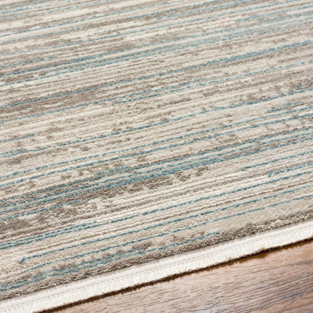Surya Masha MHA2303 6&#39;7&quot; x 9&#39; Cream, Gray, Ivory and Denim Area Rug, , large