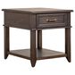 Belle Furnishings Mill Creek 1-Drawer End Table in Peppercorn, , large