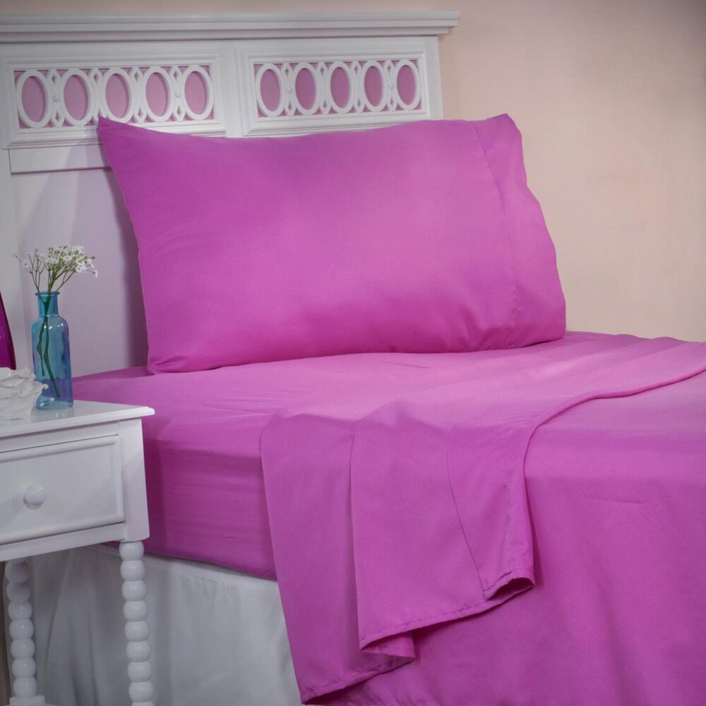 Timberlake 3 Piece Twin Sheet Set in Pink, , large