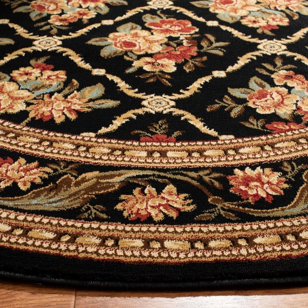 Safavieh Lyndhurst 5&#39;3&quot; Round Black Area Rug, , large