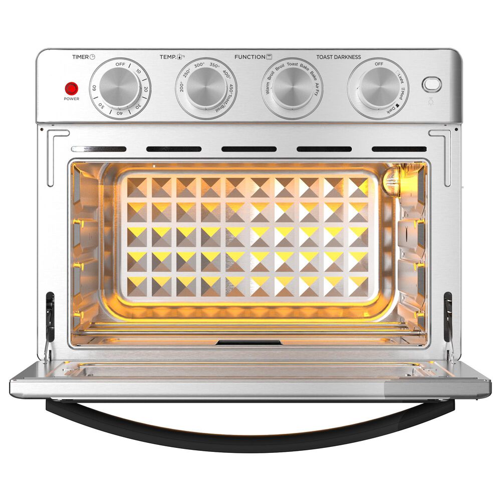 HOMLUX 26 Qt Air Fryer Toaster Oven in Silver, , large