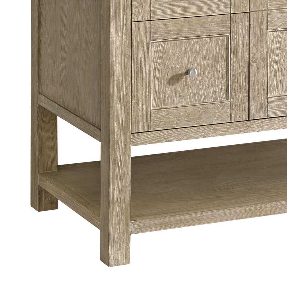 James Martin Vanities Breckenridge 48&quot; Single Vanity in Whitewashed Oak with 3 cm Parisien Bleu Quartz Top, , large