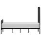 Richlands Furniture Javi Queen Slat Platform Metal Bed in Black, , large