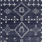 Safavieh Adirondack ADR208N 6" Round Navy and Silver Area Rug, , large