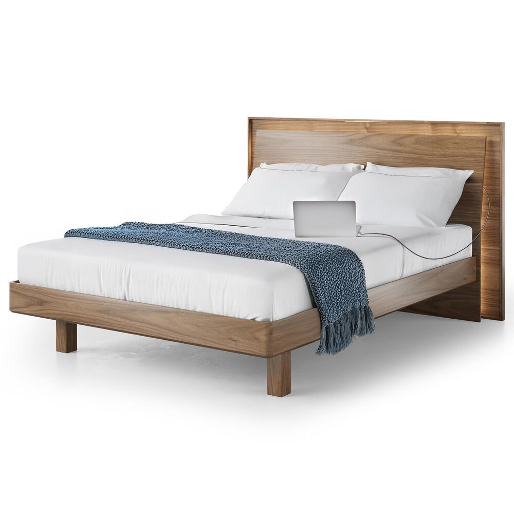 BDI Kava 3-Piece Queen Bedroom Set in Natural Walnut, , large