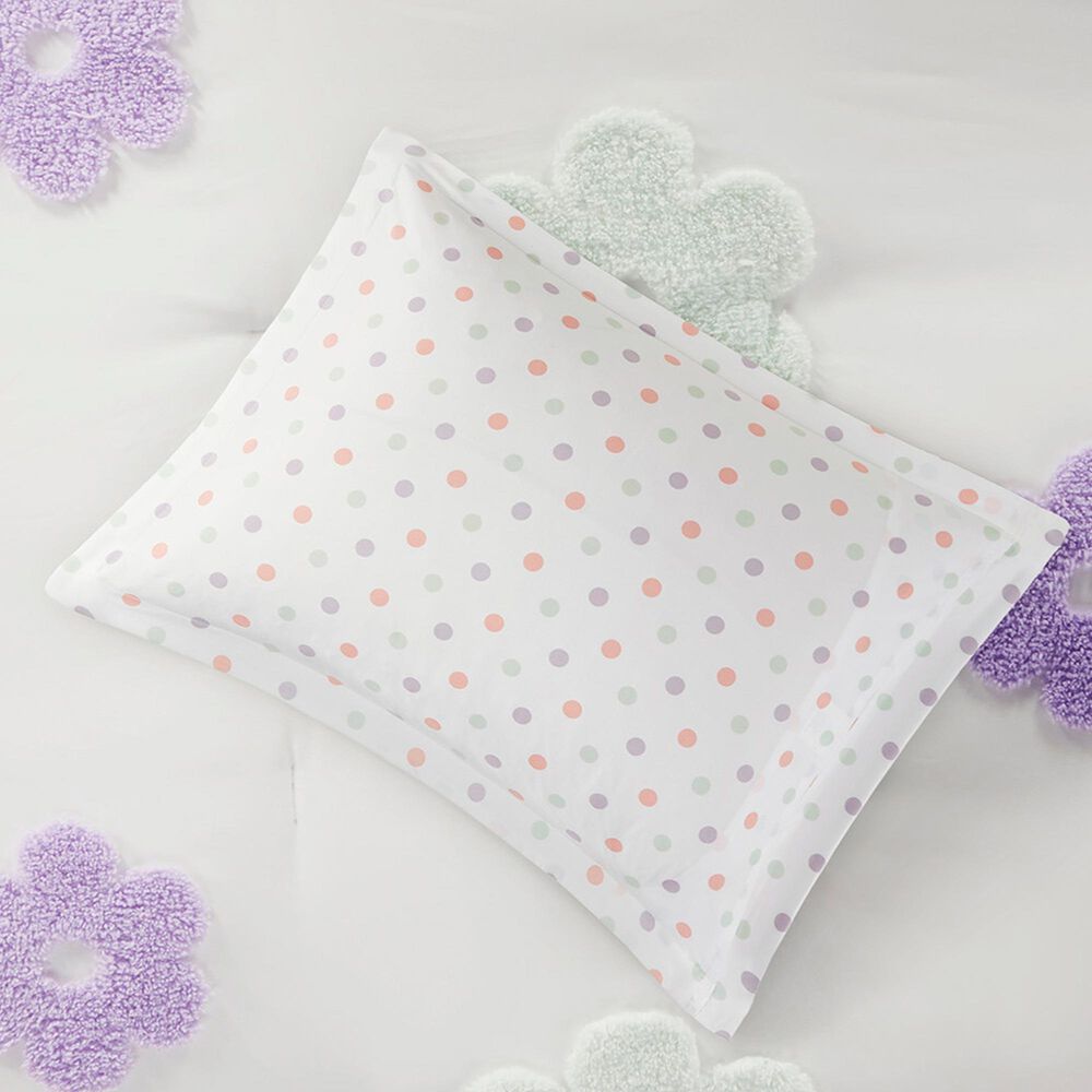 Hampton Park Gracie 3-Piece Twin Comforter Set in White and Purple, , large